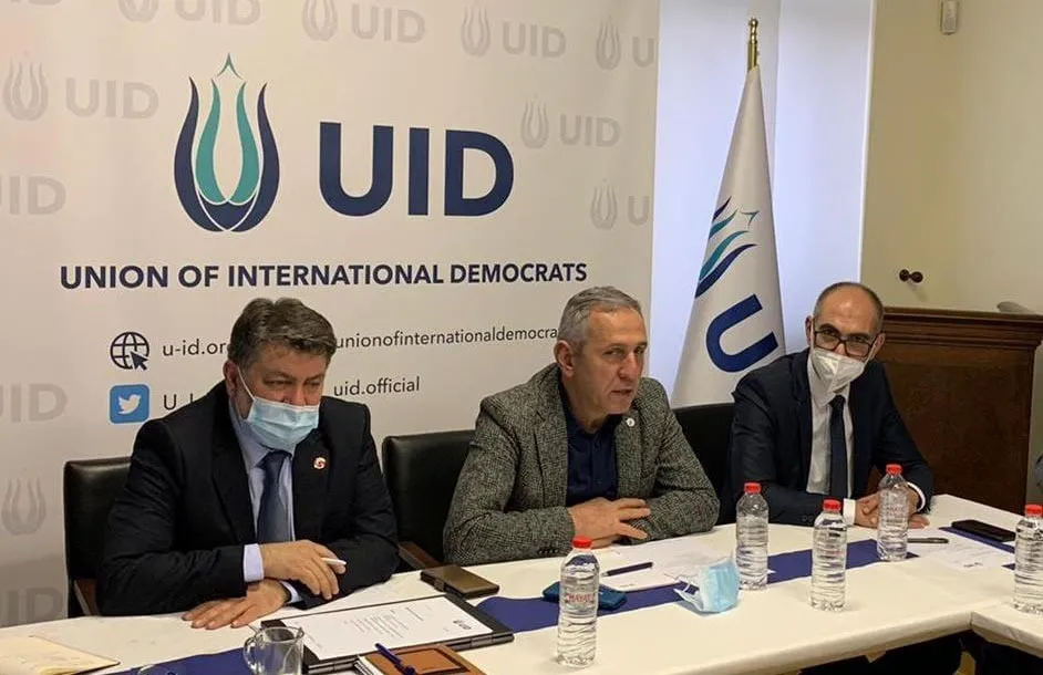 Uluslararası Demokratlar Birliği (UID) Genel Başkanı Köksal Kuş, Düsseldorf şube