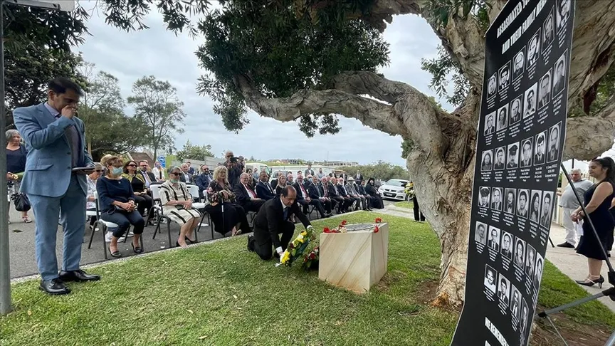 Avustralya'nın Sydney kentinde, Türkiye'nin Sydney Başkonsolosu Şarık Arıyak ve Güvenlik