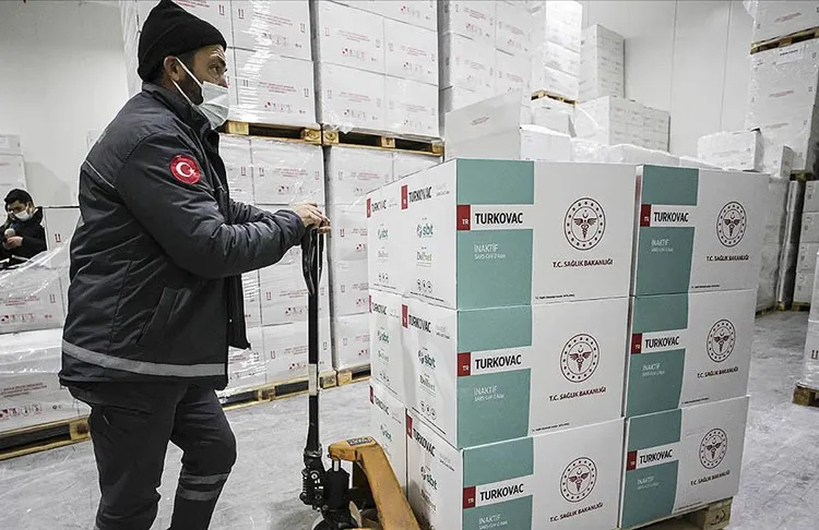 Sağlık Bakanlığı Halk Sağlığı Genel Müdürlüğü Aşı ve İlaç Deposu'nda