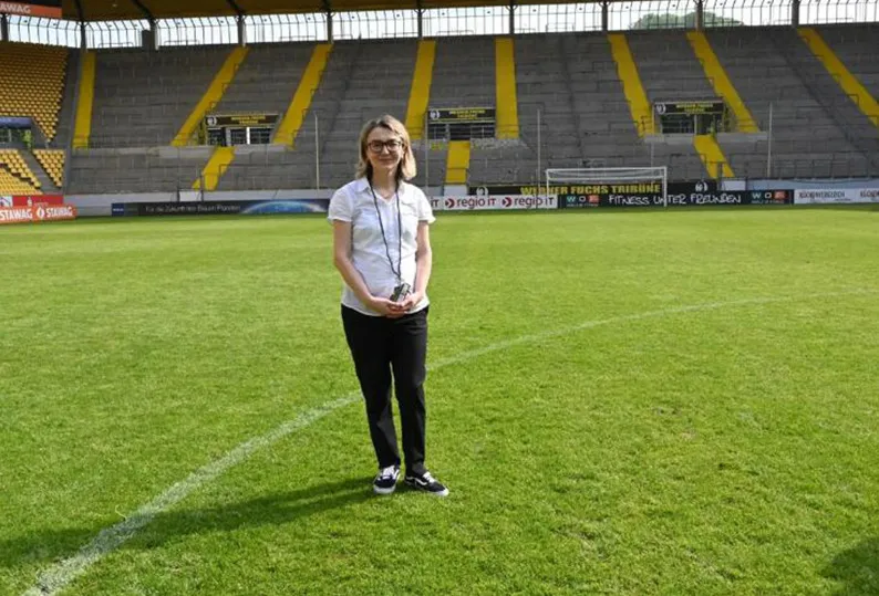 Almanya’nın Aachen kentinde Alemannia Aachen ile Tek Yürek Europa futbol
