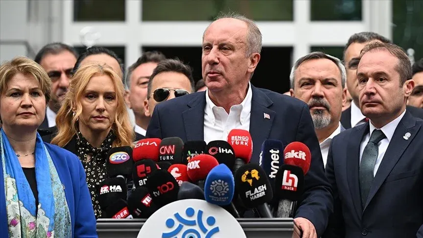 Memleket Partisi Genel Başkanı Muharrem İnce'nin cumhurbaşkanı adaylığından çekilmesi oy