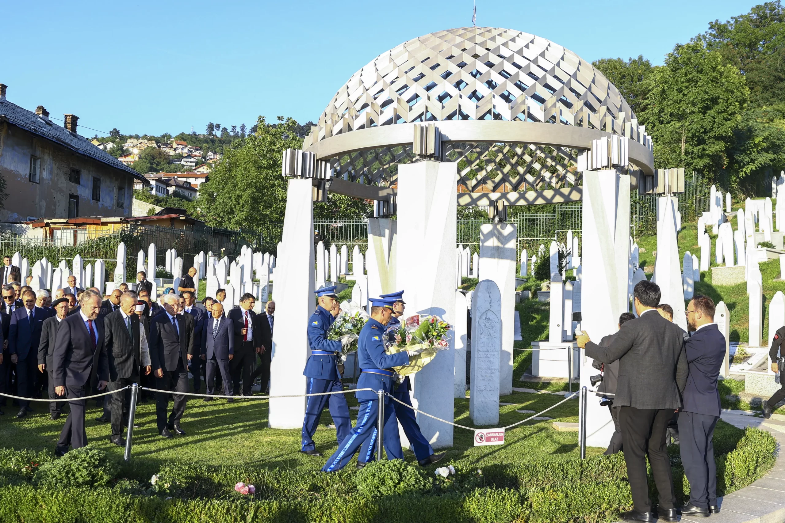 Türkiye Cumhurbaşkanı Recep Tayyip Erdoğan, Bosna-Hersek'in ilk Cumhurbaşkanı Aliya İzetbegoviç’in
