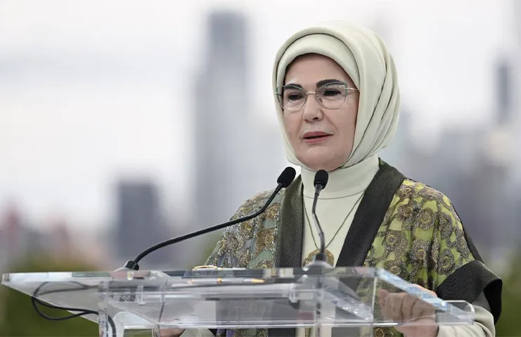 Cumhurbaşkanı Recep Tayyip Erdoğan'ın eşi Emine Erdoğan'ın, ABD'nin New York