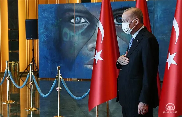 Cumhurbaşkanı Recep Tayyip Erdoğan, 29 Ekim Cumhuriyet Bayramı tebriklerini kabul