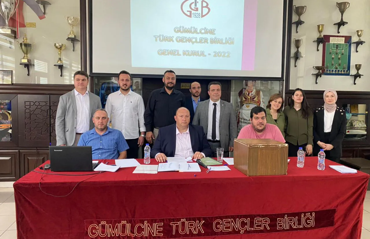 Gümülcine Türk Gençler Birliğinde (GTGB) yeni yönetim ve denetim kurulu