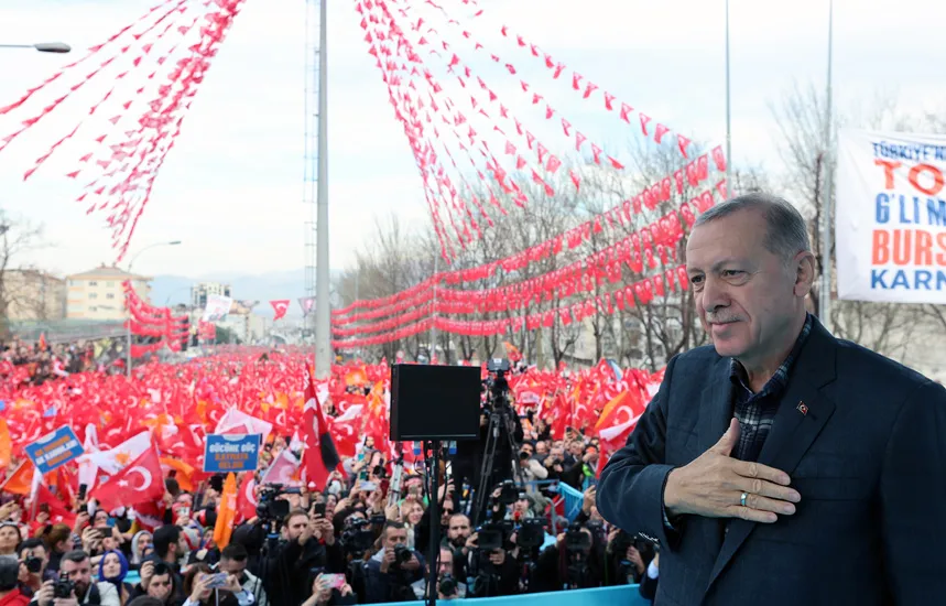 Cumhurbaşkanı Recep Tayyip Erdoğan, Bursa Gemlik Büyükkumla Barajı, Bursa Bölge