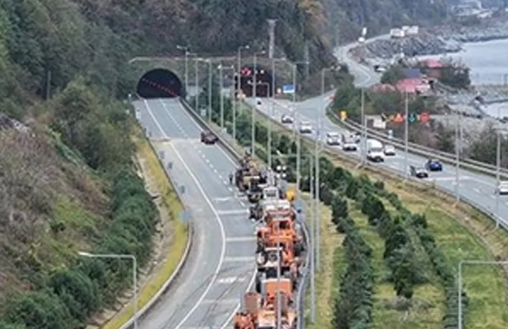 Artvin'in Hopa ile Borçka ilçelerini birbirine bağlayan Cankurtaran Tüneli, Türkiye'nin