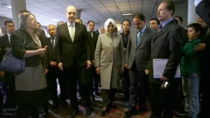 T.C. Başbakan Yardımcısı Numan Kurtulmuş, geçen hafta kundaklama girişiminde bulunulan
