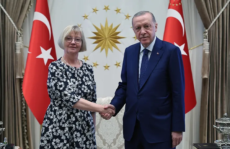 Cumhurbaşkanı Recep Tayyip Erdoğan, Maldivler Büyükelçisi Abdul Raheem Abdul Latheef,
