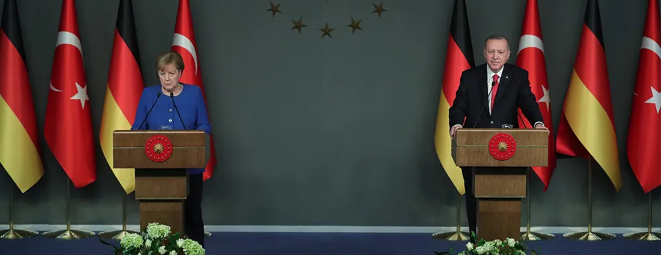 Cumhurbaşkanı Erdoğan, Almanya Başbakanı Angela Merkel ile ortak basın toplantısı