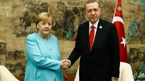 Cumhurbaşkanı Recep Tayyip Erdoğan ve Almanya Başbakanı Angela Merkel, Çin'de