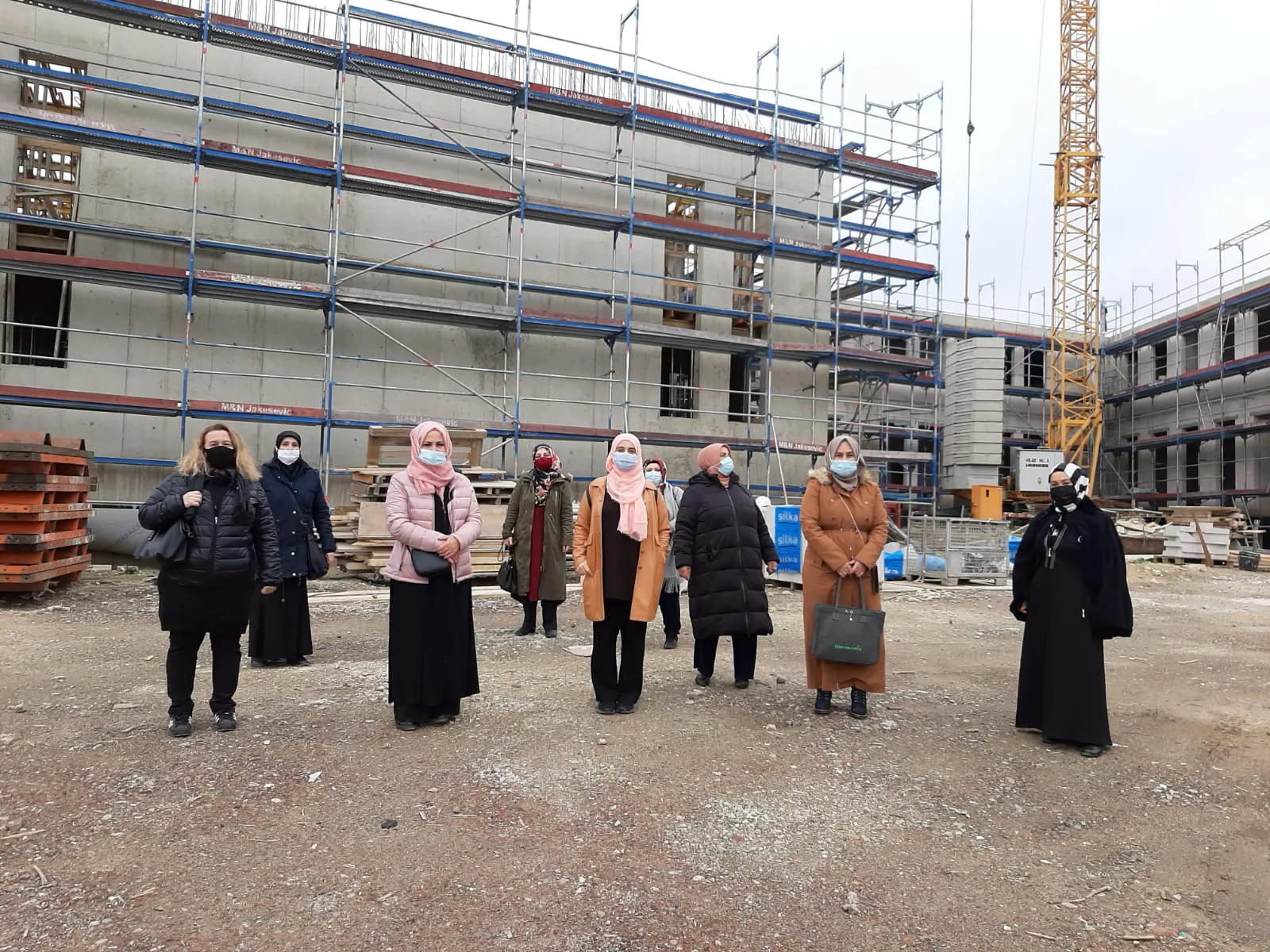 Almanya’nın Monheim şehrinde inşaatı devam eden Diyanet İşleri Türk İslam