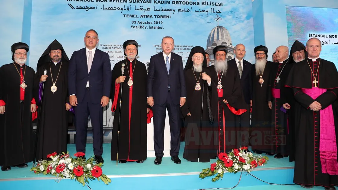 Türkiye Cumhurbaşkanı Recep Tayyip Erdoğan, Yeşilköy'deki İstanbul Süryani Kadim Vakfı