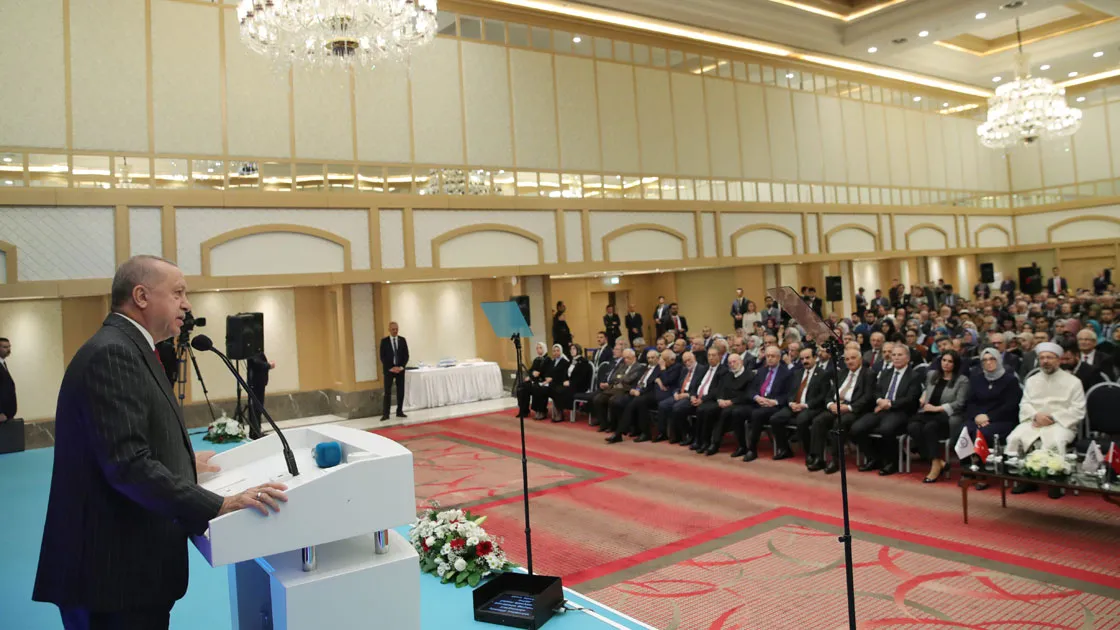 Türkiye Cumhurbaşkanı Recep Tayyip Erdoğan, Diyanet İşleri Başkanlığınca bir otelde