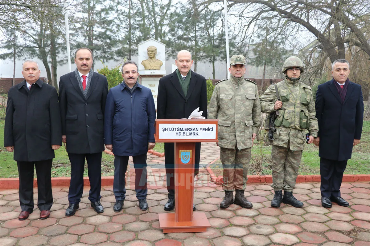 EDİRNE İçişleri Bakanı Soylu'dan hudut birliklerine ziyaret   Arda Bölüğü