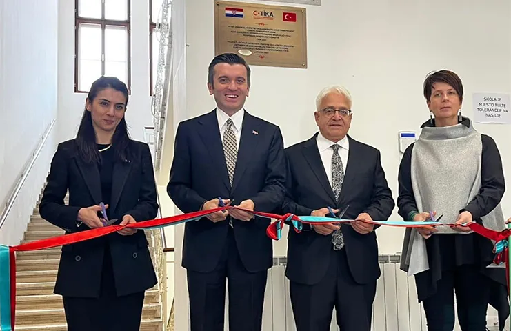 Hırvatistan’ın Zagreb Şehrinde TİKA tarafından uygulanan “Petar Zrinski İlköğretim Okulu
