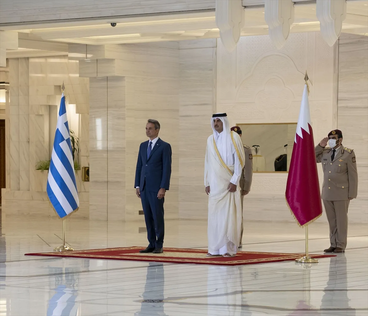 Katar Emiri Şeyh Temim bin Hamed Al Sani, Yunanistan Başbakanı
