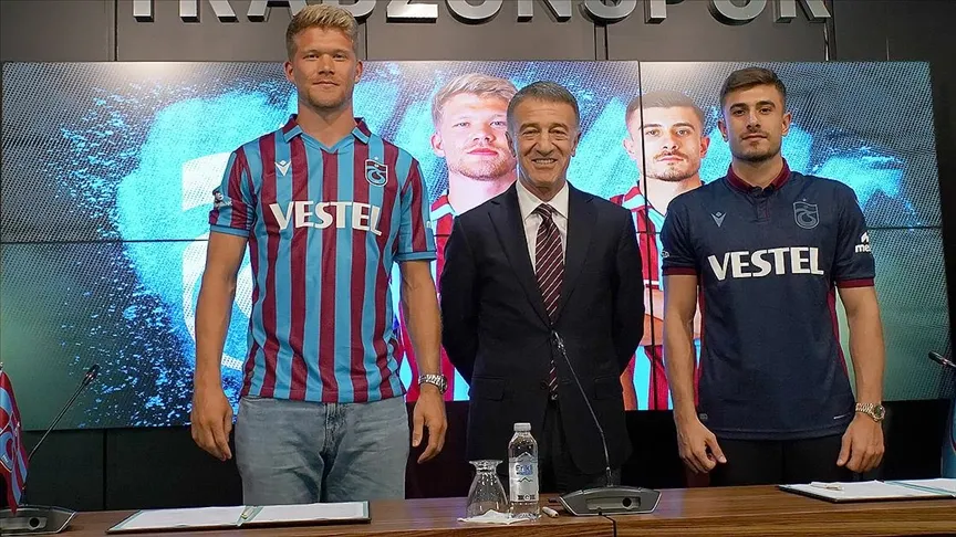 Trabzonspor Kulübü, kadrosuna dahil ettiği Andreas Cornelius ve Dorukhan Toköz