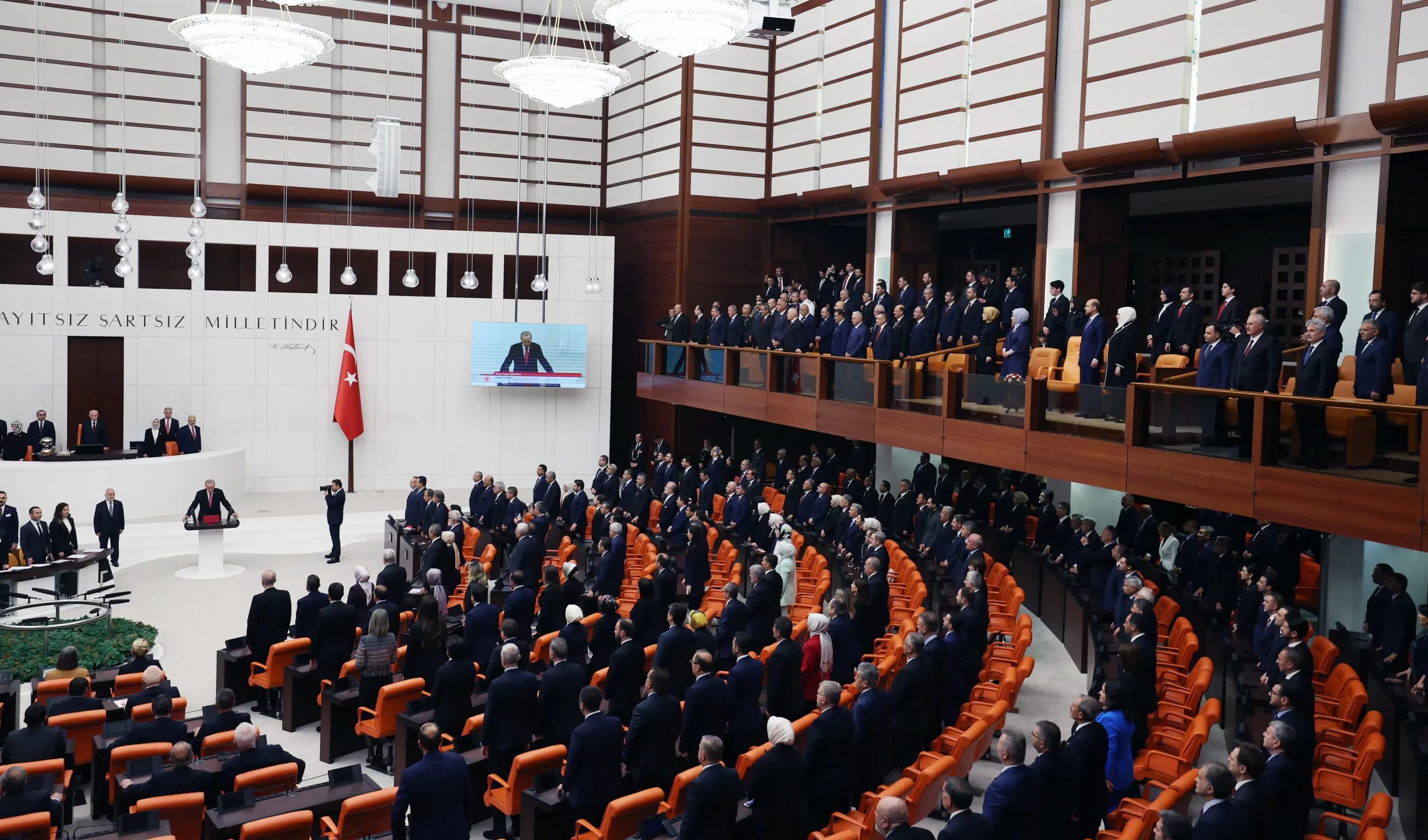 Dünya basını, Cumhurbaşkanı Recep Tayyip Erdoğan'ın TBMM Genel Kurulu'ndaki yemin