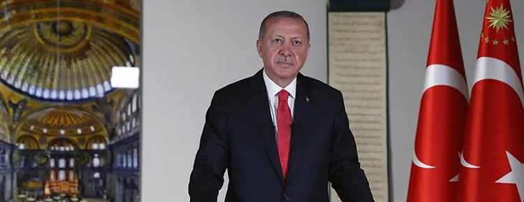 Cumhurbaşkanı Erdoğan, Millete Sesleniş konuşması yaptı. Cumhurbaşkanı Erdoğan, "Müze statüsünden