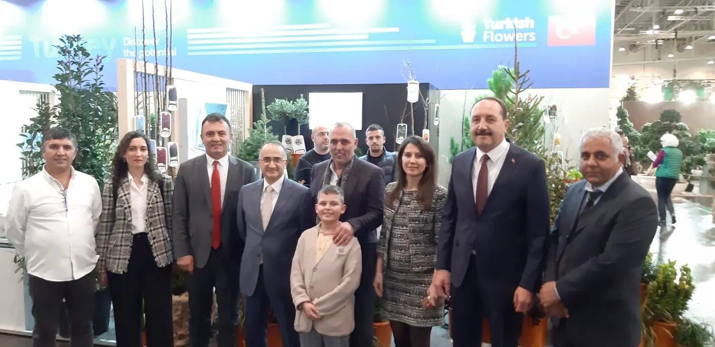 Essen'de düzenlenen “IPM ESSEN Süs Bitkileri Fuarına Türkiye’nin milli katılım