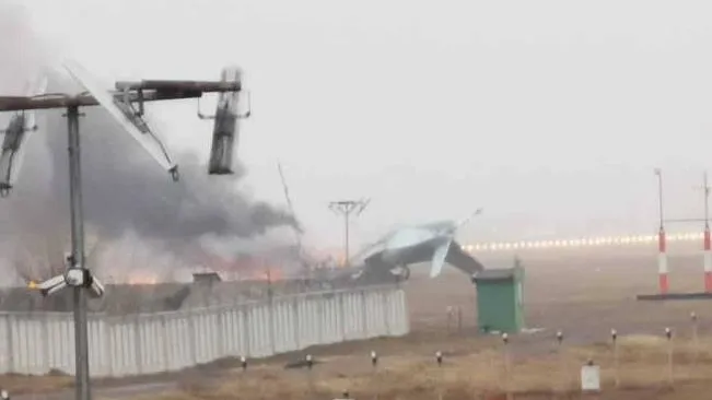 ABD'nin Teksas eyaletinde Boeing B-17 ve Bell P-63 tipi iki