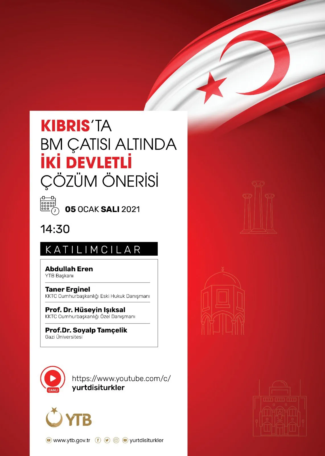 Yurtdışı Türkler ve Akraba Topluluklar (YTB) Başkanı Abdullah Eren, Kıbrıslı