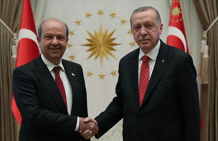 Cumhurbaşkanı Recep Tayyip Erdoğan, Kuzey Kıbrıs Türk Cumhuriyeti Cumhurbaşkanı seçilen