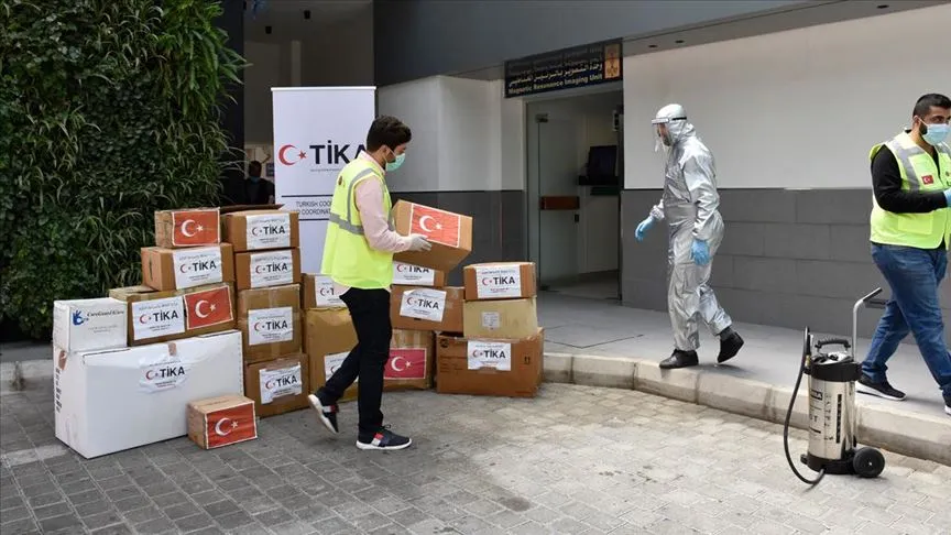 TİKA, Lübnan'a yeni tip koronavirüs (Kovid-19) salgınıyla mücadele kapsamında tıbbi