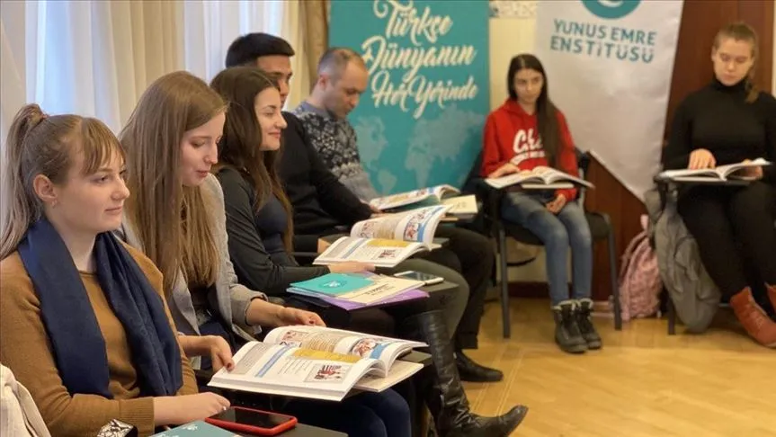 Kiev Yunus Emre Enstitüsü'nün (YEE) Türkçe eğitim programları yoğun ilgi
