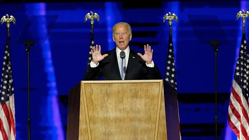 ABD başkanlığına seçilen Joe Biden, ''Bölen değil, birleştiren bir başkan