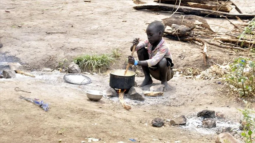 Doğu Afrika ülkesi Etiyopya'da tekrarlayan kuraklık koşulları sebebiyle yaklaşık 7