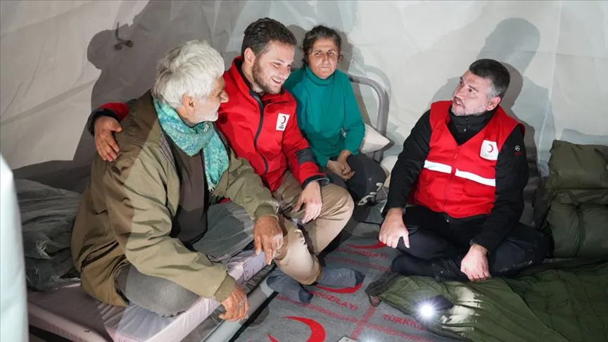 Türk Kızılay, Dıraç kentine bağlı Peza köyünde evleri 26 Kasım’daki