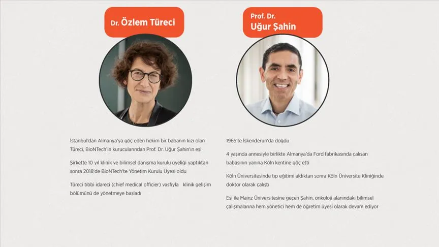 Almanya'da biyoteknoloji firması BioNTech'in yeni tip koronavirüse (Kovid-19) karşı geliştirmekte