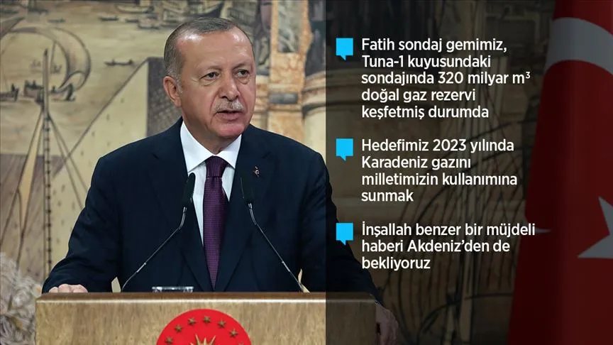 Cumhurbaşkanı Erdoğan, Dolmabahçe Çalışma Ofisi'nde kamuoyunun merakla beklediği "müjde"yi açıklayarak