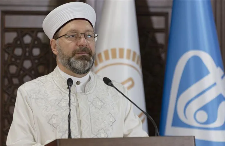 Diyanet İşleri Başkanı Erbaş, "Bu provokatif eylemi gerçekleştiren, bu çirkin
