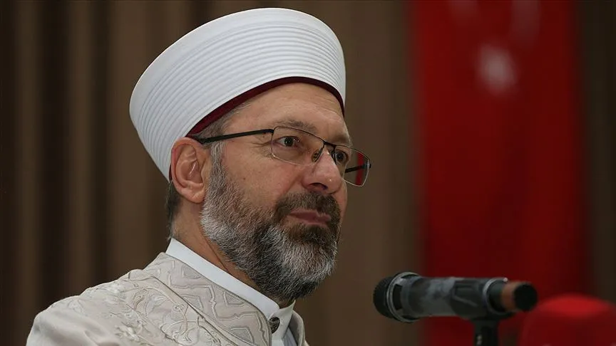 Diyanet İşleri Başkanı Ali Erbaş, Milli Savunma Üniversitesinde (MSÜ) kurmay