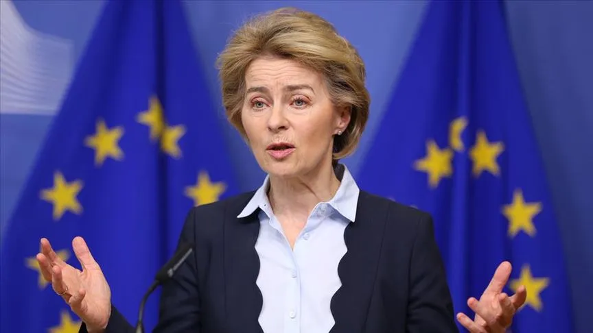 AB Komisyonu Başkanı Ursula von der Leyen, Twitter'dan yayımladığı video