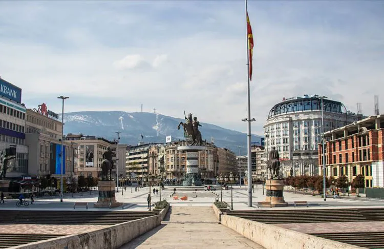 Eski Yugoslavya'dan 8 Eylül 1991'de yapılan referandumla ayrılan Kuzey Makedonya,