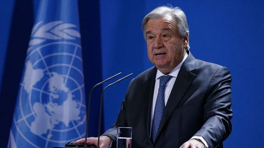 Birleşmiş Milletler Genel Sekreteri Antonio Guterres, Güney Afrika'nın hayatını kaybeden