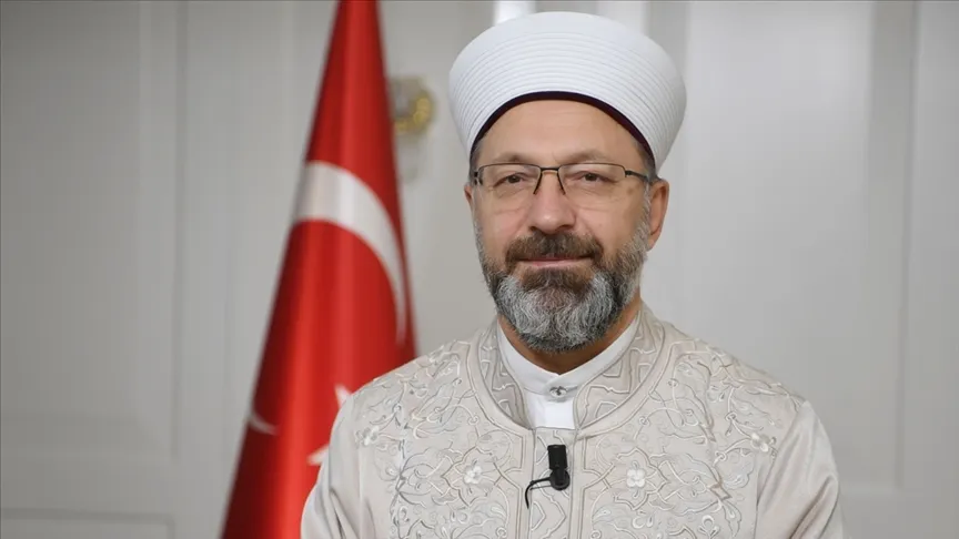 Diyanet İşleri Başkanı Prof. Dr. Ali Erbaş, İsrailli mühendislerin Mescid-i