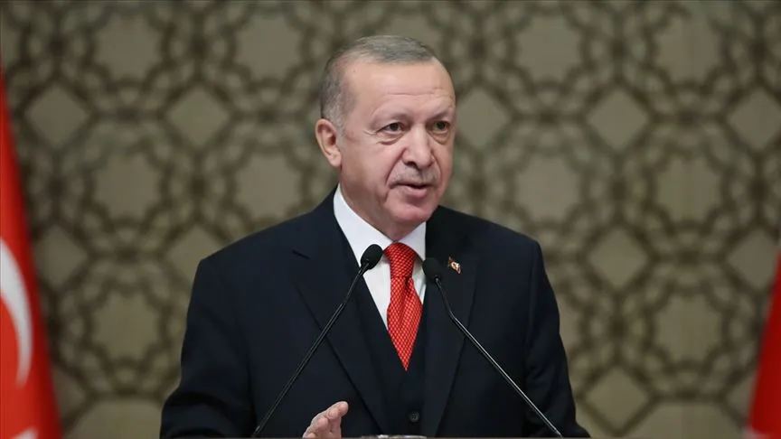 Türkiye Cumhurbaşkanı Recep Tayyip Erdoğan, Twitter hesabından yaptığı paylaşımda, "Bugün