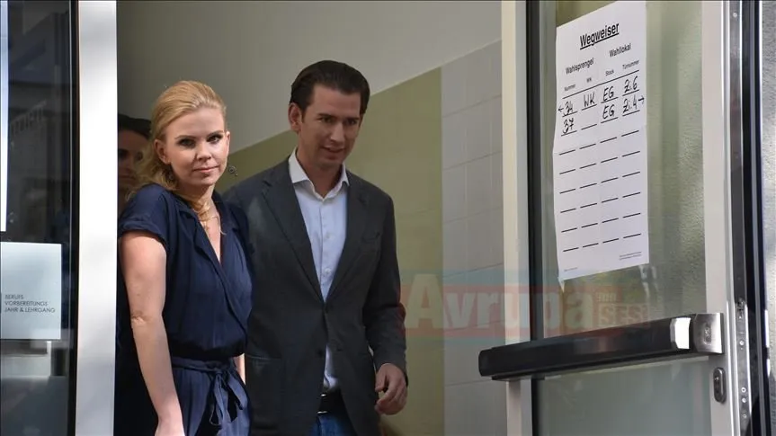 Avusturya’da yapılan erken genel seçimlerini, sandık çıkış anketine göre yüzde
