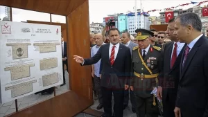 30 Ağustos Zafer Bayramı dolayısıyla hazırlanan "Zafer Haftası Sergisi" ziyarete