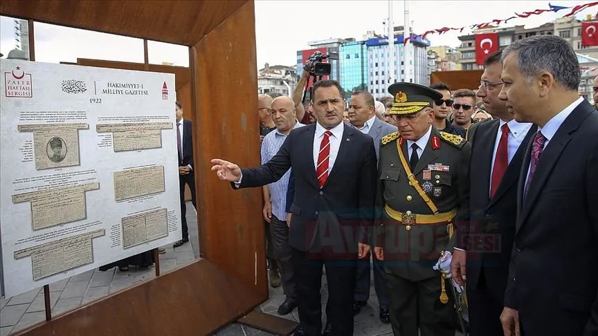 30 Ağustos Zafer Bayramı dolayısıyla hazırlanan "Zafer Haftası Sergisi" ziyarete