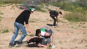İsrail güçleri, işgal altındaki Doğu Kudüs'ün Ayzeriyye bölgesinde aralarında 6