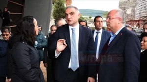 Muğla Kültür ve Turizm Bakanı Ersoy, "Hekatomnos kral mezar alanı