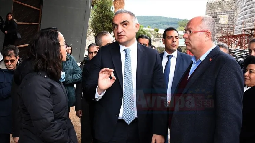Muğla Kültür ve Turizm Bakanı Ersoy, "Hekatomnos kral mezar alanı