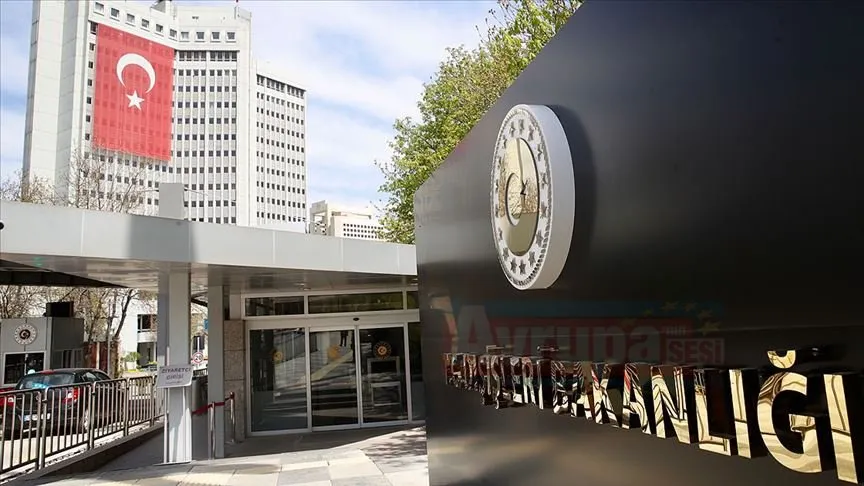 Dışişleri Bakanlığından yapılan yazılı açıklamada, "Kudüs'ün demografik yapısını değiştirmeye yönelik