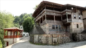 Rize'de çivi kullanılmadan inşa edilen ve Osmanlı motifleri taşıyan camiler,